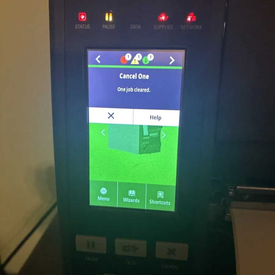 Принтер этикеток Zebra ZT411 Thermal Transfer Label Printer 300 dpi Peel Rewind  — фото лота 2