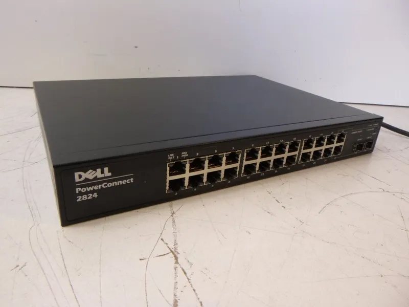 Коммутатор Dell PowerConnect 2824 Managed 24 Port 100-240Vac 60Hz