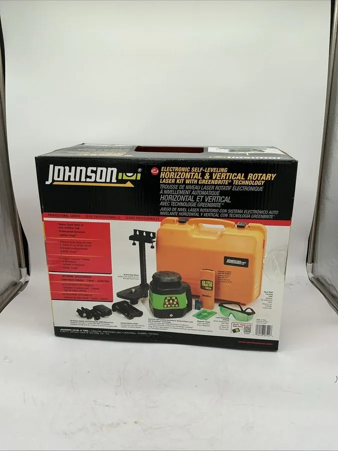 Нивелир Johnson 40-6544 Electronic Self-Leveling Horizontal/Vertical Rotary Lase — фото лота 2