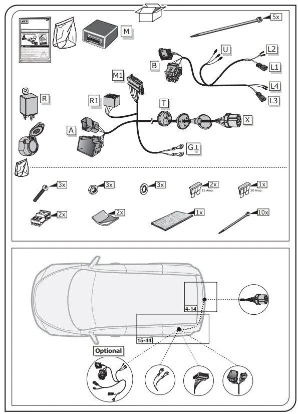 Климатическое оборудование 13 Pin Dedicated Wiring для Audi E-Tron GEN/GEA (2020 — фото лота 2