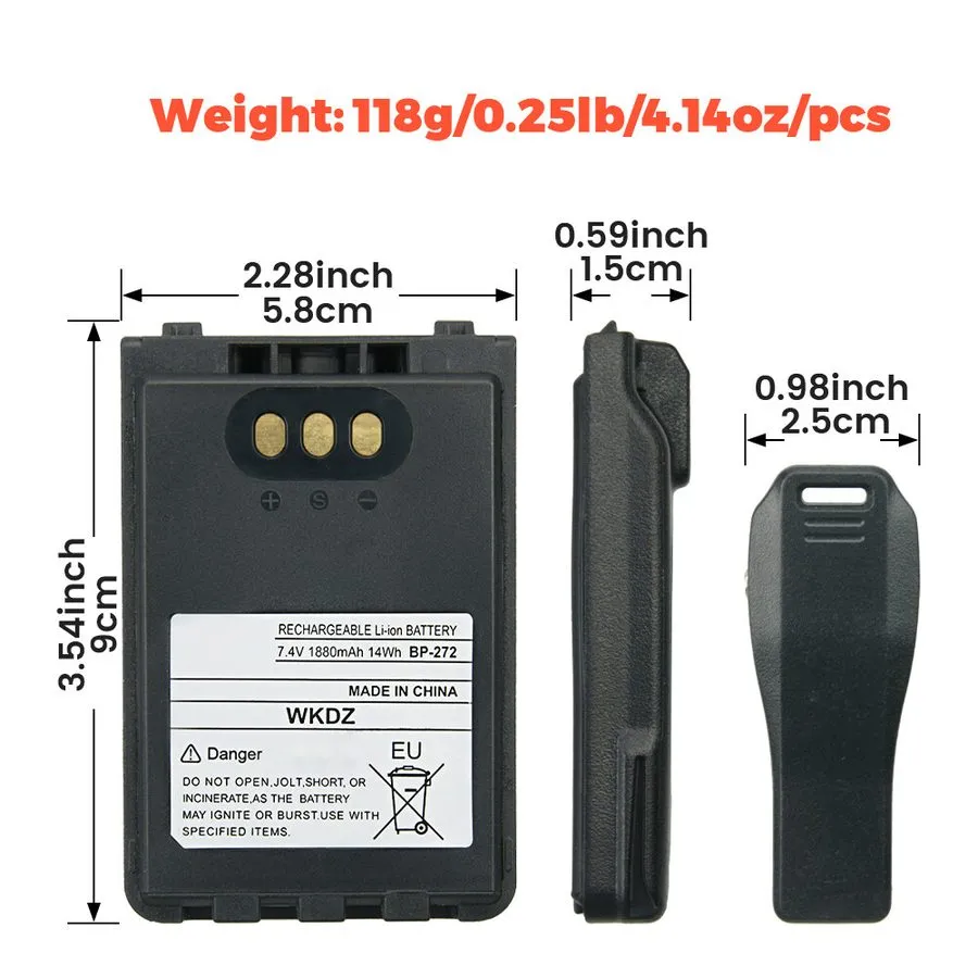 Аккумулятор 10 Packs Premium Grade 2000mAh Repalcement BP-271 BP-272 Battery — фото лота 1
