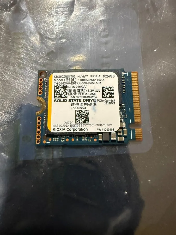 SSD-накопитель Kioxia BG5 1TB NVMe PCIe 4.0 M.2 2230 Mini SSD KBG50ZNS1T02