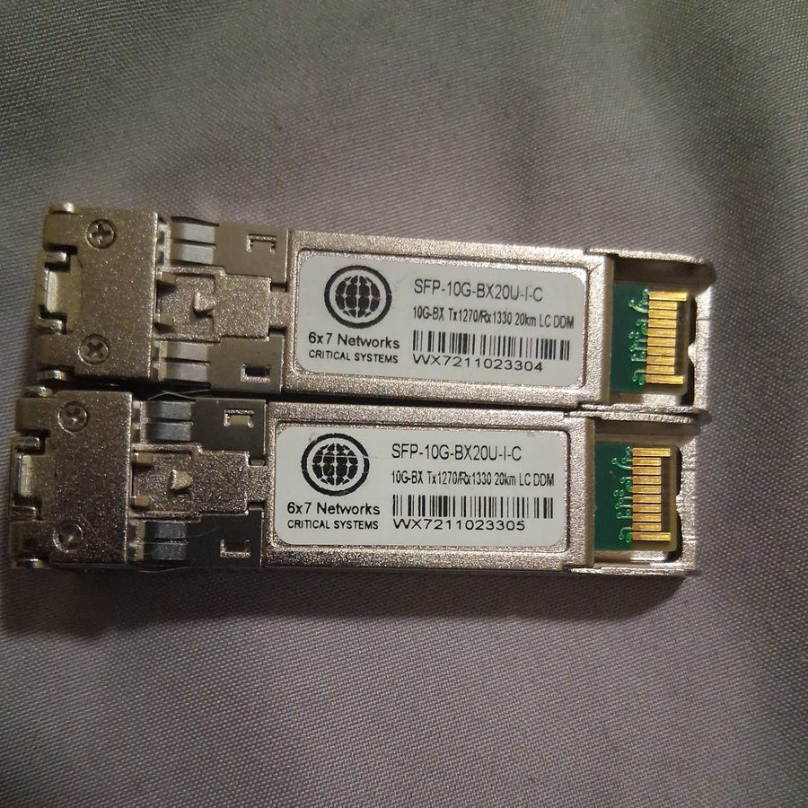 Трансивер Cisco SFP-10G-BX20U-I-C 10GBASE-BX20-U BiDi SFP+ — фото лота 1