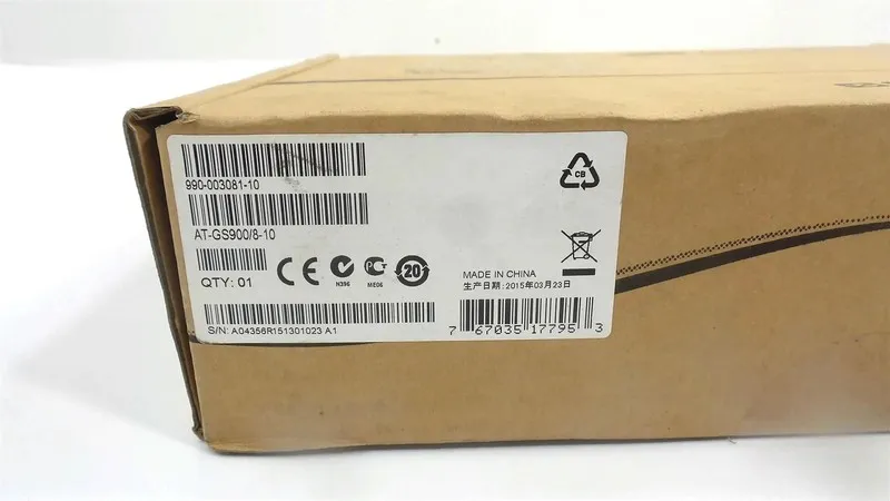 Коммутатор Allied Telesis AT-GS900/8 Unmanaged Gigabit Ethernet Switch 8-Port