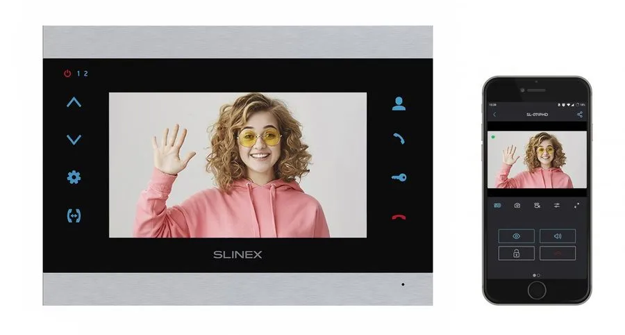 Оборудование видеонаблюдения SLINEX SL-07IP HD SMART 7" VIDEO INTERCOM MONITOR W — фото лота 1