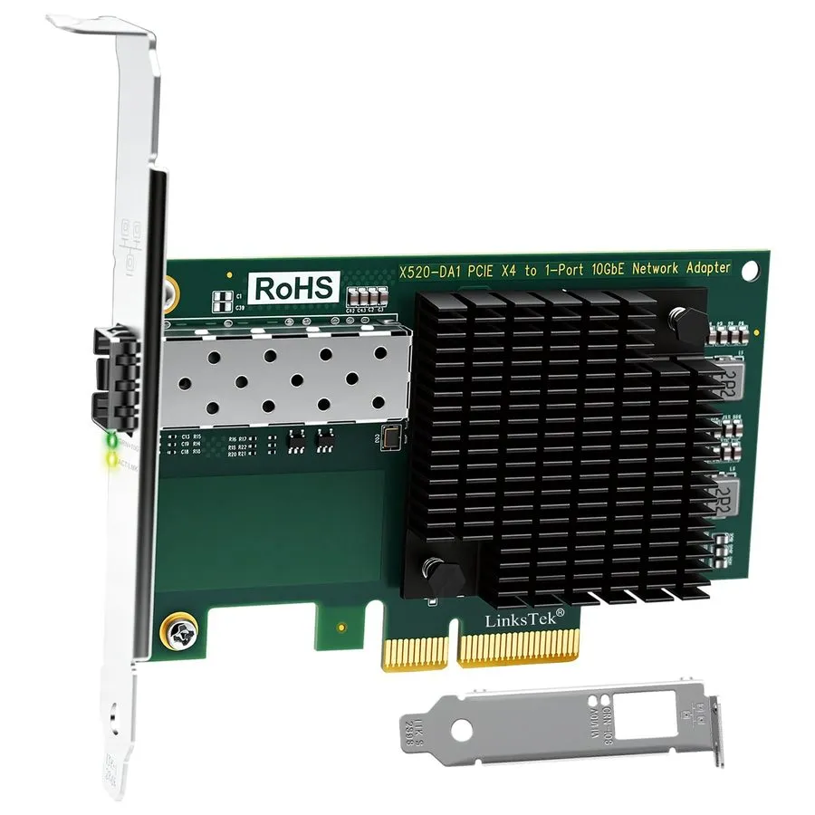 Трансивер X520-DA1 10Gb/s SFP+ Fiber Port Ethernet Adapter
