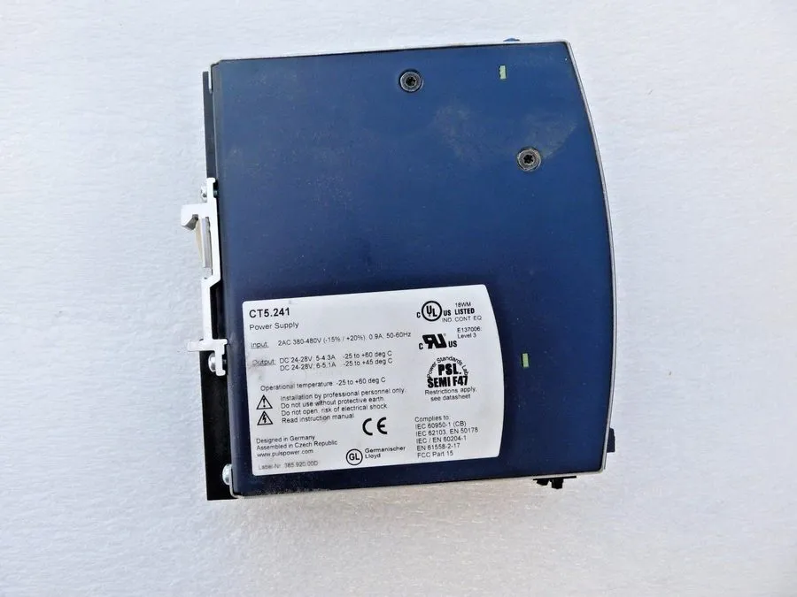 Блок питания PULS DIMENSION CT5.241 3-Phase DIN Rail Power Supply 24VDC 5A 120W