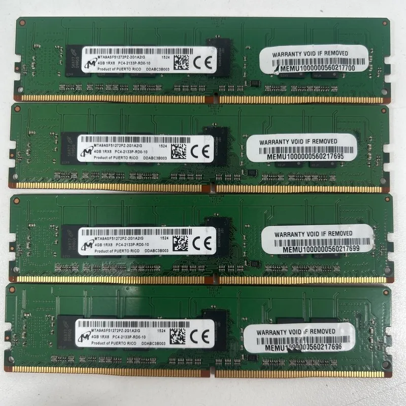 Модуль памяти Micron 4GB DDR4-2133 PC4-2133P ECC Registered RDIMM MTA9ASF51272PZ