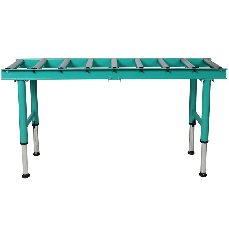 Конвейер 9 Rolls Conveyor Roller Table Adjustable Height 25.5-44" Loads 44Olbs C — фото лота 2