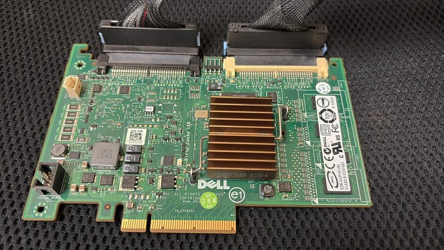 Контроллер Dell T954J PERC 6I SAS 256MB PCI-E Raid Controller Server — фото лота 1