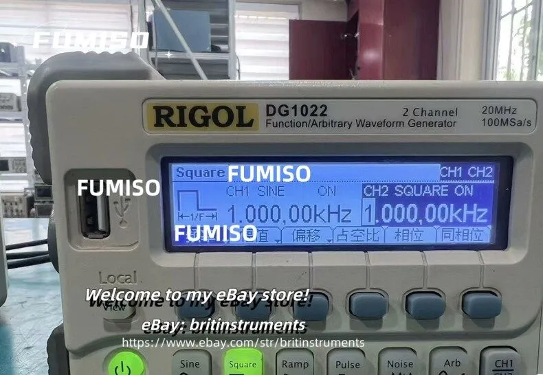Генератор сигналов RIGOL DG1022 FUNCTION/ARBITRARY WAVEFORM GENERATOR 25 MHz,2CH