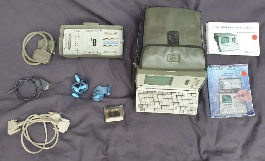 Анализатор Hp Agilent 4952A Protocol Analyzer & 18179A Interface Display — фото лота 1