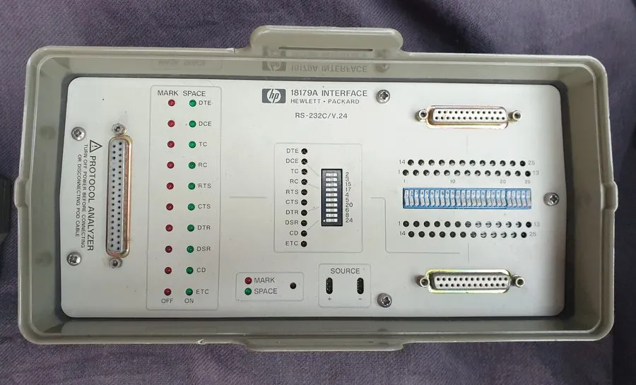 Анализатор Hp Agilent 4952A Protocol Analyzer & 18179A Interface Display — фото лота 2