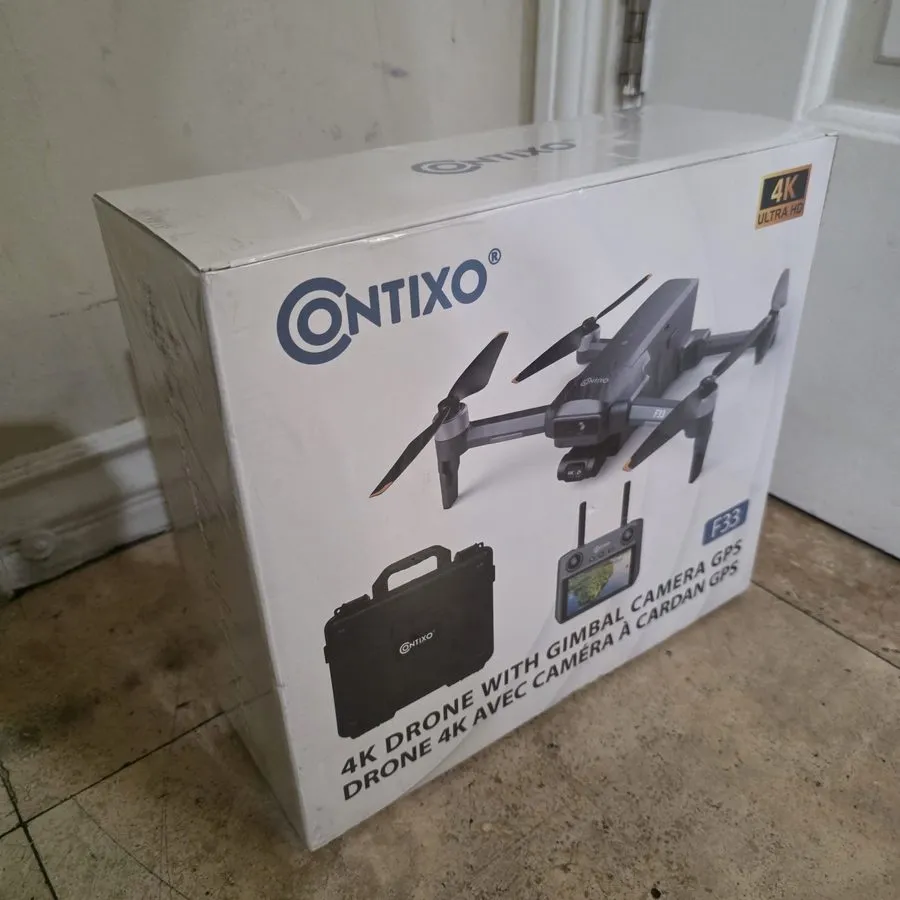 Оборудование ЧПУ Contixo F33 Vortex 4K GPS Camera Drone with 2-Axis Gimbal 42 Mi