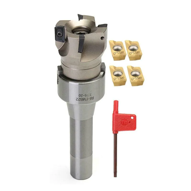Режущий инструмент R8-FMB22 Arbor 400R 50MM Face End Mill Shell Cutter w/4 APMT1