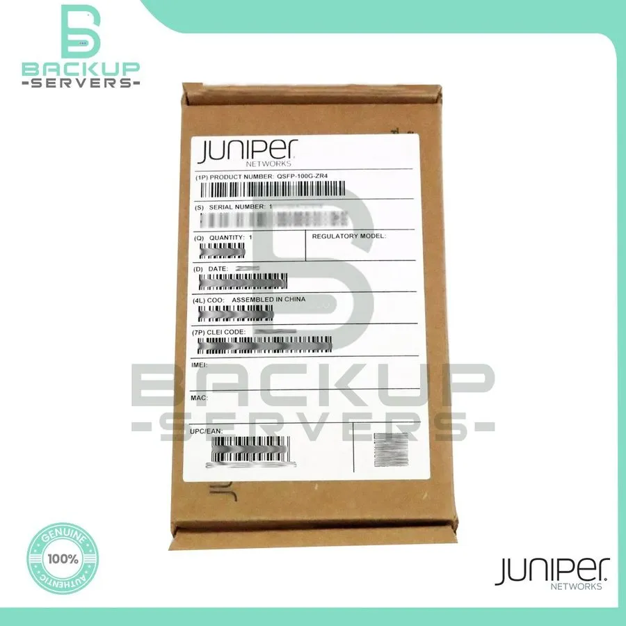 Трансивер Juniper QSFP-100G-ZR4 100GbE ZR QSFP28 Long-Reach 80km SMF Transceiver