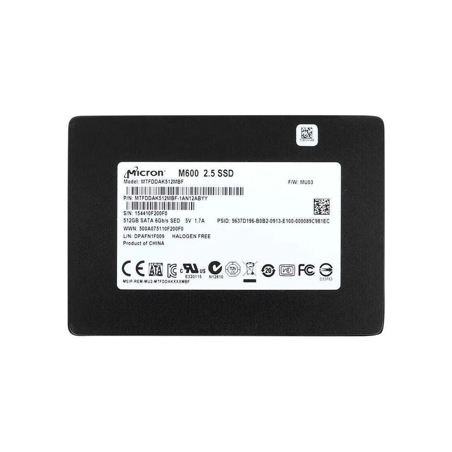 SSD-накопитель Micron M600 2.5" 512GB SSD SATA MTFDDAK512MBF Health Status Good