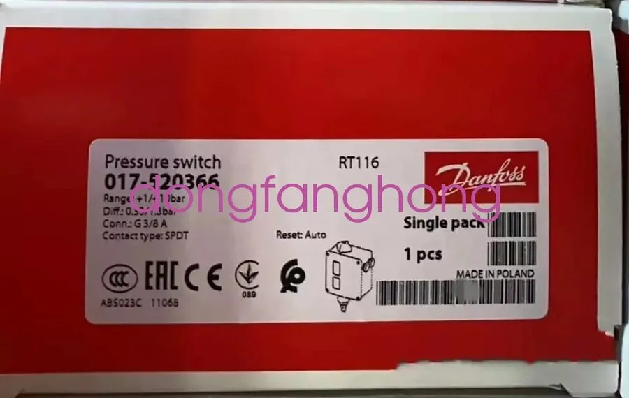 Датчик давления DANFOSS RT116 017-520366 Pressure Transmitter
