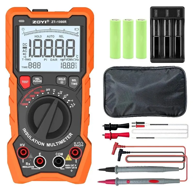Мультиметр ZOYI ZT-1000R 2 in 1 Insulation Tester Multimeter — фото лота 1