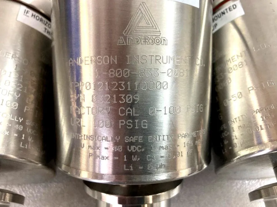 Датчик давления Anderson Instruments Smart Pressure Transmitter TPP012123110000 — фото лота 1