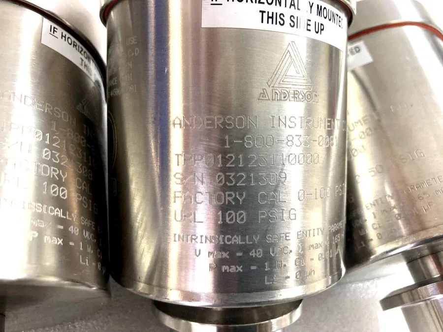 Датчик давления Anderson Instruments Smart Pressure Transmitter TPP012123110000 — фото лота 2