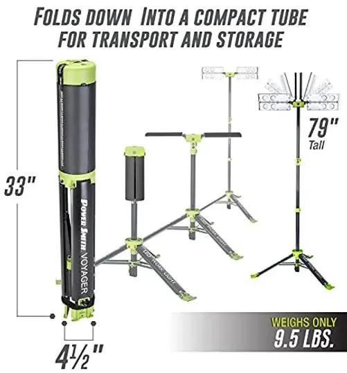 Оборудование видеонаблюдения Voyager PVLR8000A 8000 Lumen Collapsible Cordless T