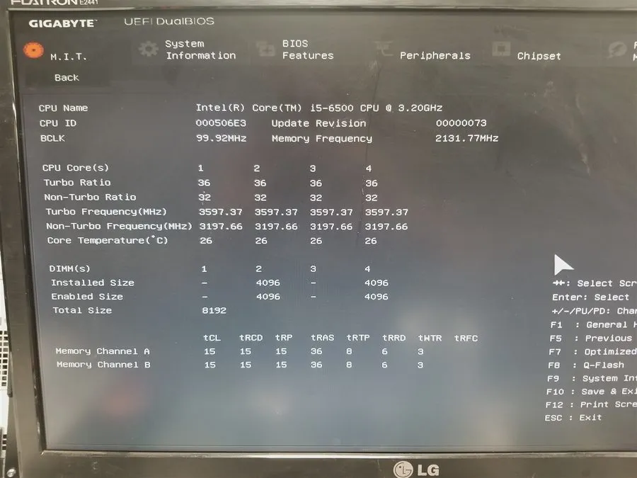 TWS GA-Z170-HD3P Intel i5-6500 3.2GHz 8GB DDR4 256GB M.2 Win10 Pro Industrial PC