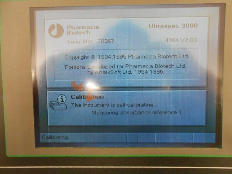 Спектрофотометр PHARMACIA BIOTECH ULTROSPEC 3000 UV/VISABLE SPECTROPHOTOMETER 80