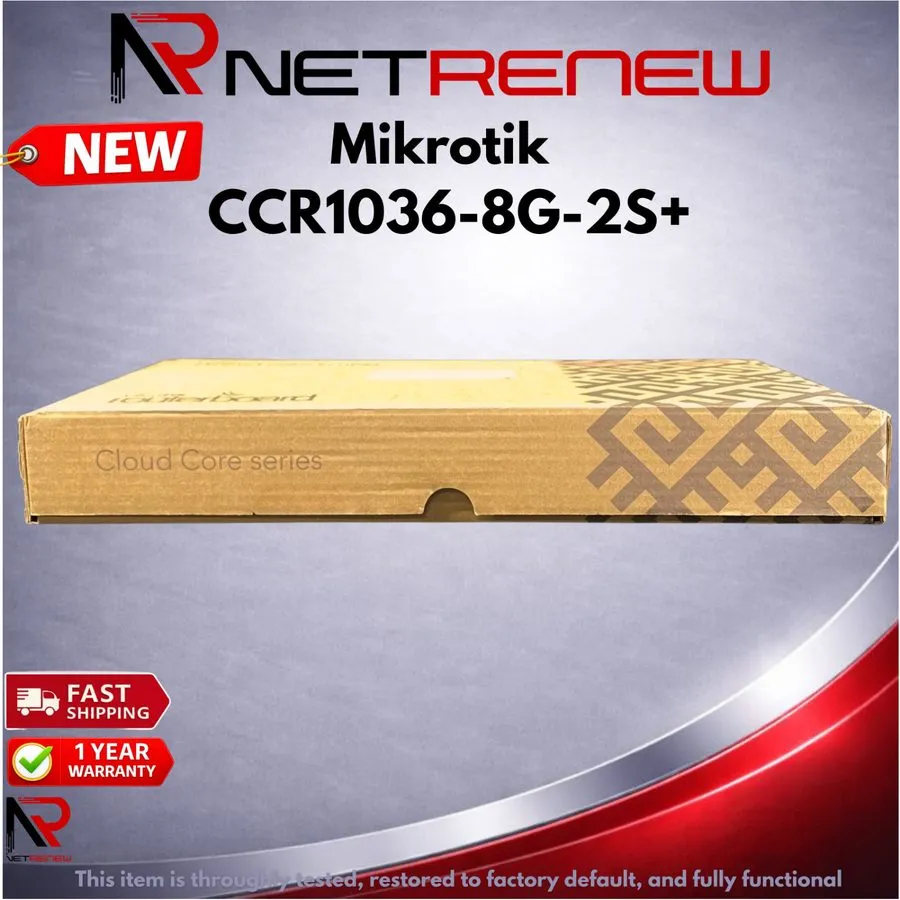Маршрутизатор Mikrotik CCR1036-8G-2S+ 8Port Gigabit 2x SFP+ Cloud Core Router