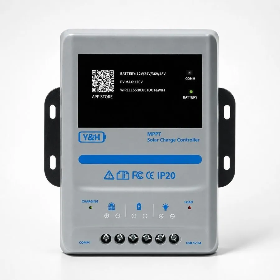 Аккумулятор 45A MPPT Solar Charge Controller Regulator Max PV120V Input Bluetoot — фото лота 2
