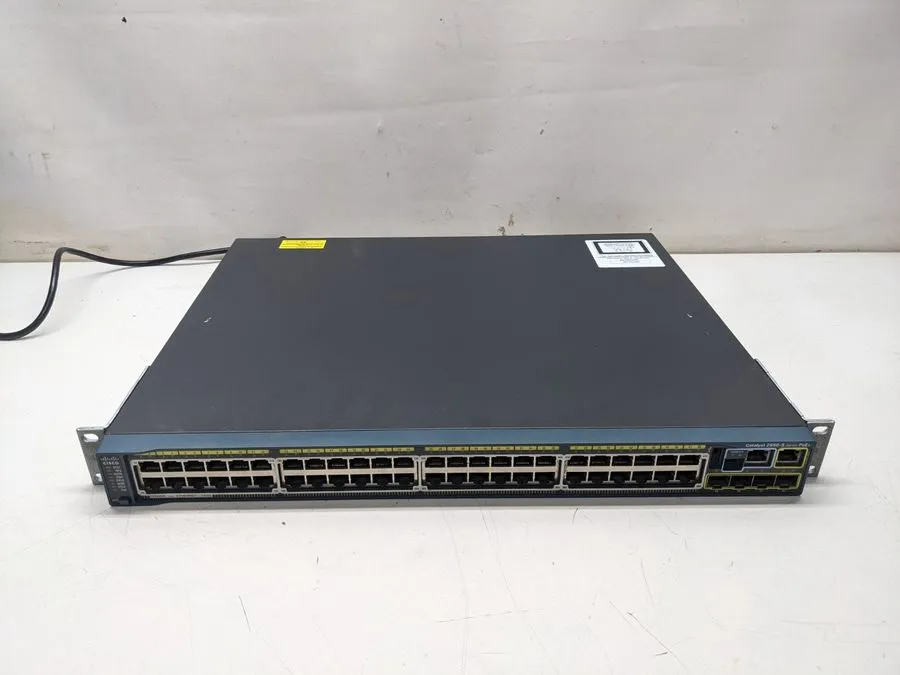 Коммутатор Cisco Catalyst 2960-S 48-Port Gigabit PoE+ 740W Stackable Ethernet Sw