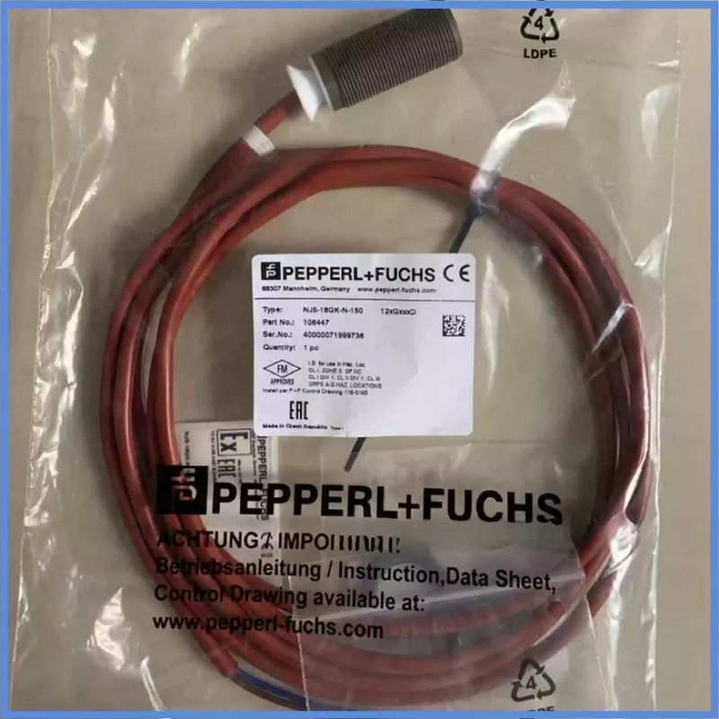 Датчик приближения Pepperl+Fuchs NJ5-18GK-N-150 Sensor&Proximity Switch