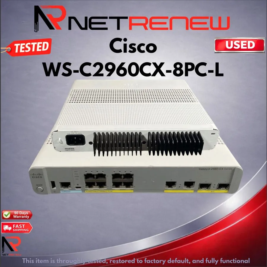 Коммутатор Cisco Catalyst WS-C2960CX- -L Cisco Catalyst 2960-CX 8 Port PoE
