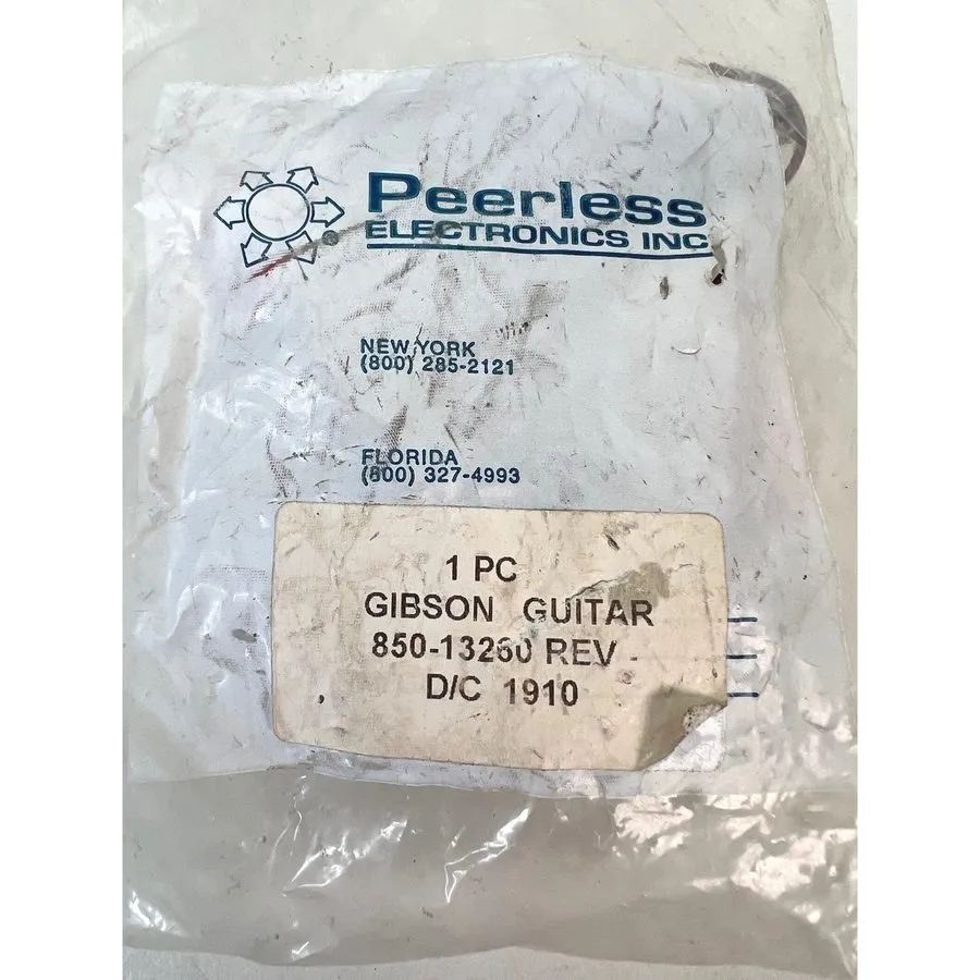 Жгут проводов Gibson Guitar Wiring Harness Peerless Electronics 850-13260 REV D/