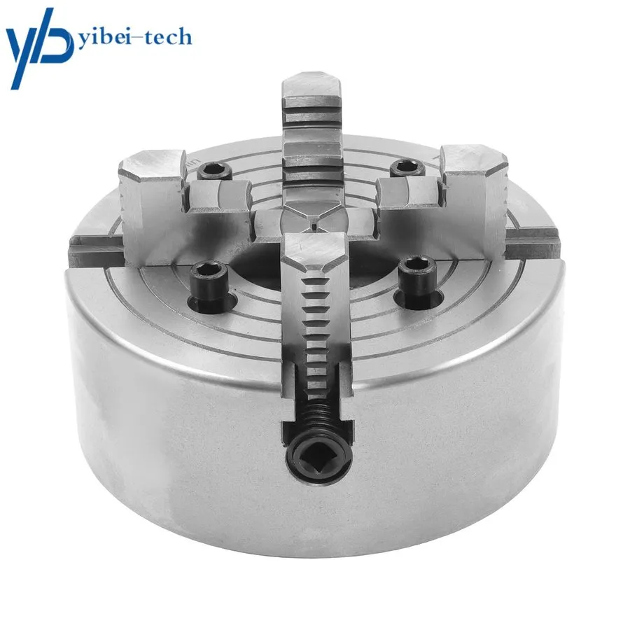 Режущий инструмент K72-200 4-Jaw Lathe Chuck 8" Alloy Steel Self-Centering Chuck — фото лота 2