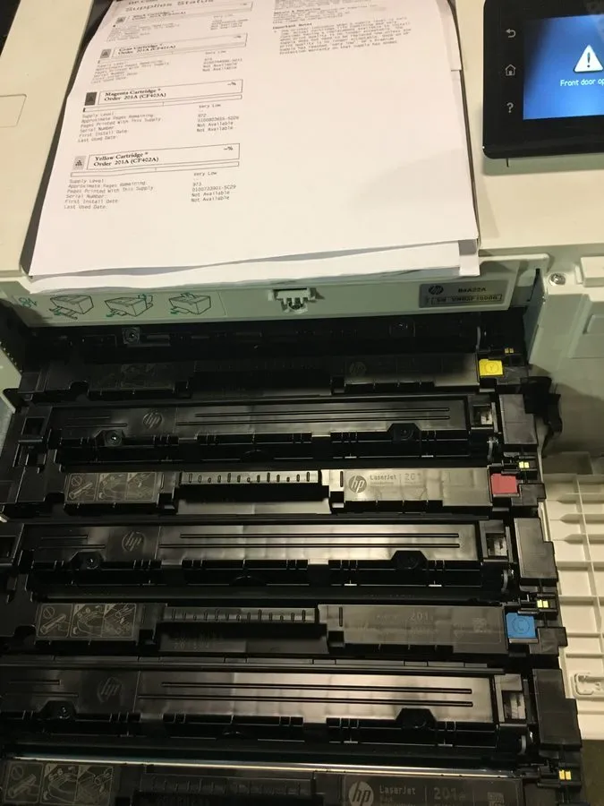 Лазерный принтер HP Color LaserJet Pro M252dw Wireless Duplex Color Laser Printe