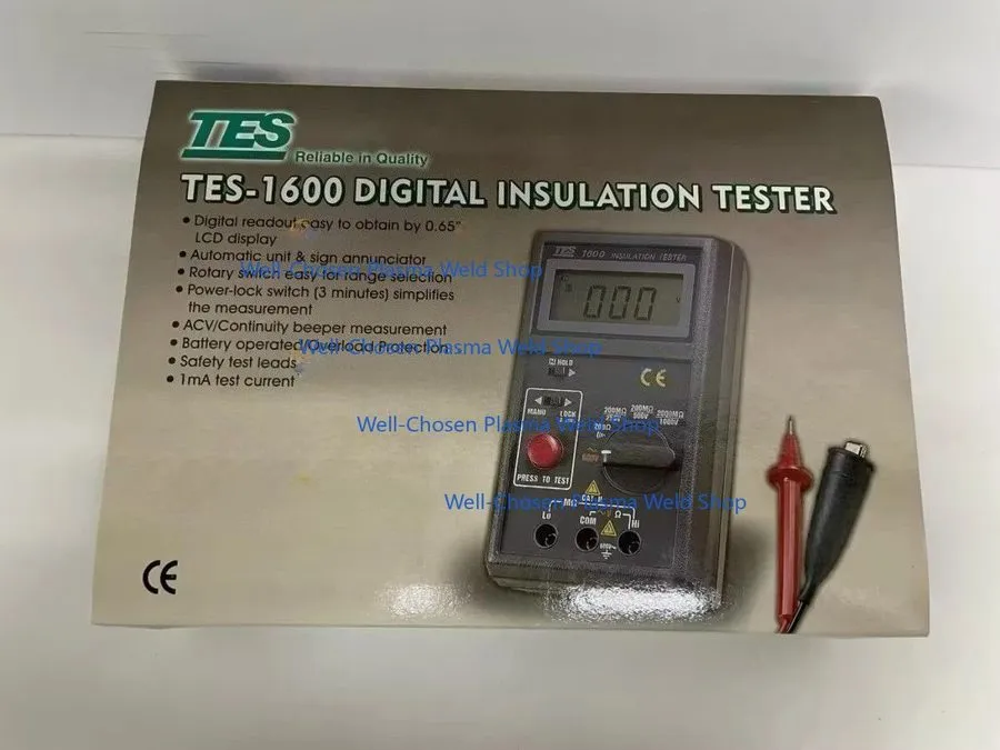 Тестер Insulation Tester TES-1600 200MΩ/250V 2000MΩ/1000V 200MΩ/500V
