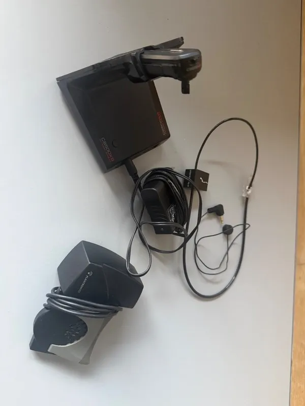 VoIP-шлюз Plantronics C054-XD CS500XD Wireless Headset System w/ WH500-XD Headpi — фото лота 1