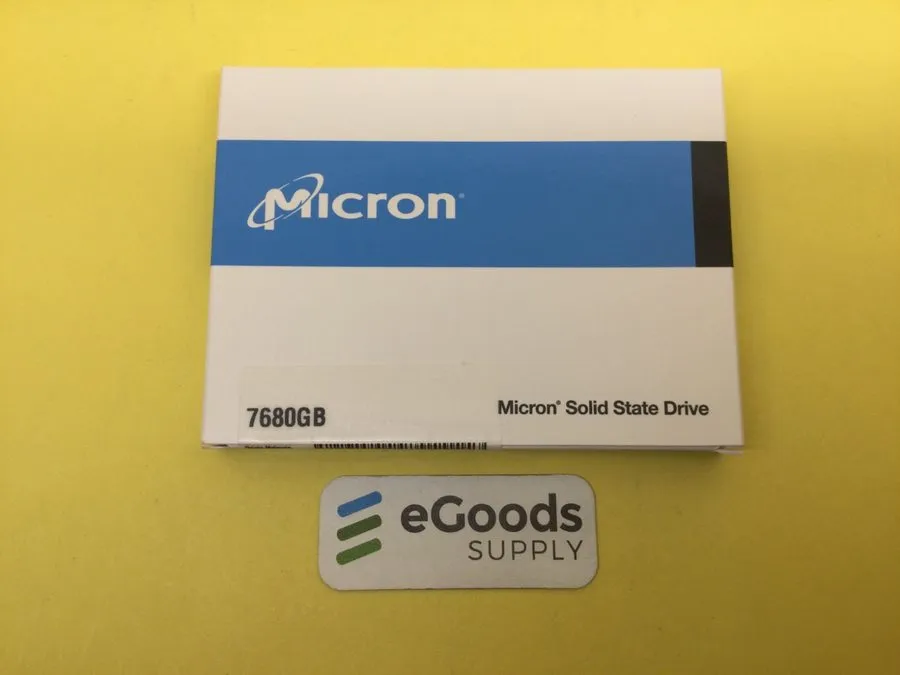 SSD-накопитель MICRON MTFDDAK7T6TDS 7.68TB 2.5" SATA SSD 4,317 Hours, 98.6% Heal