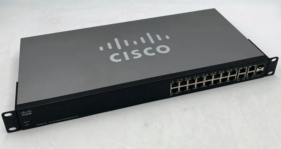 Коммутатор Cisco SG300-20 SRW2016-K9 V04 18-Port Network Switch