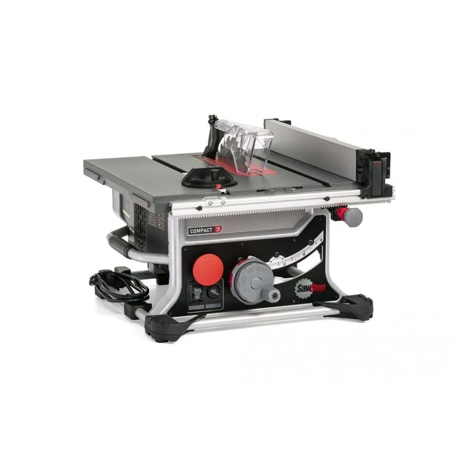 Оборудование ЧПУ SawStop CTS-120A60 Compact Table Saw 15A 120V 10in Blade 24-1/2 — фото лота 1