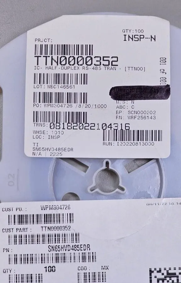 Электронный компонент Texas Instruments SN65HVD485EDR RS-485 Interface IC Half-D