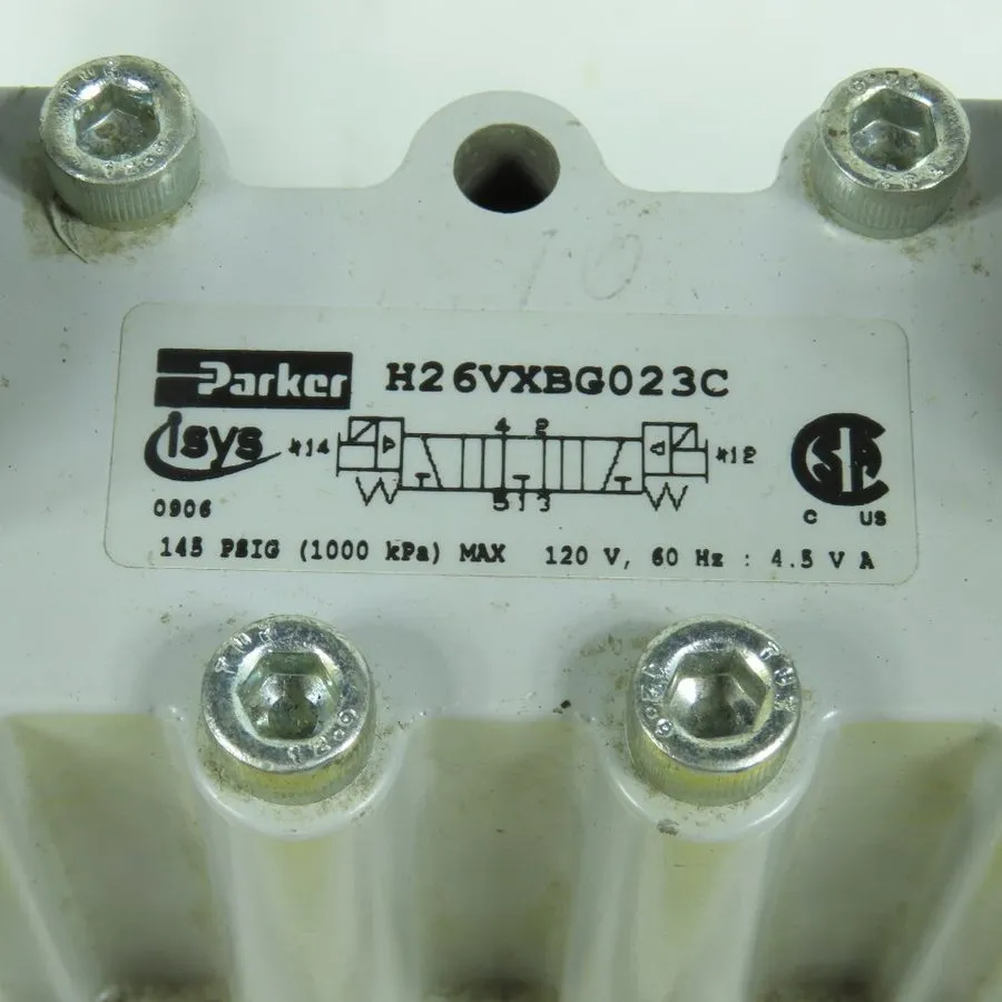 Электромагнитный клапан Parker H26VXBG023C 3 Position Pneumatic Solenoid Valve 1