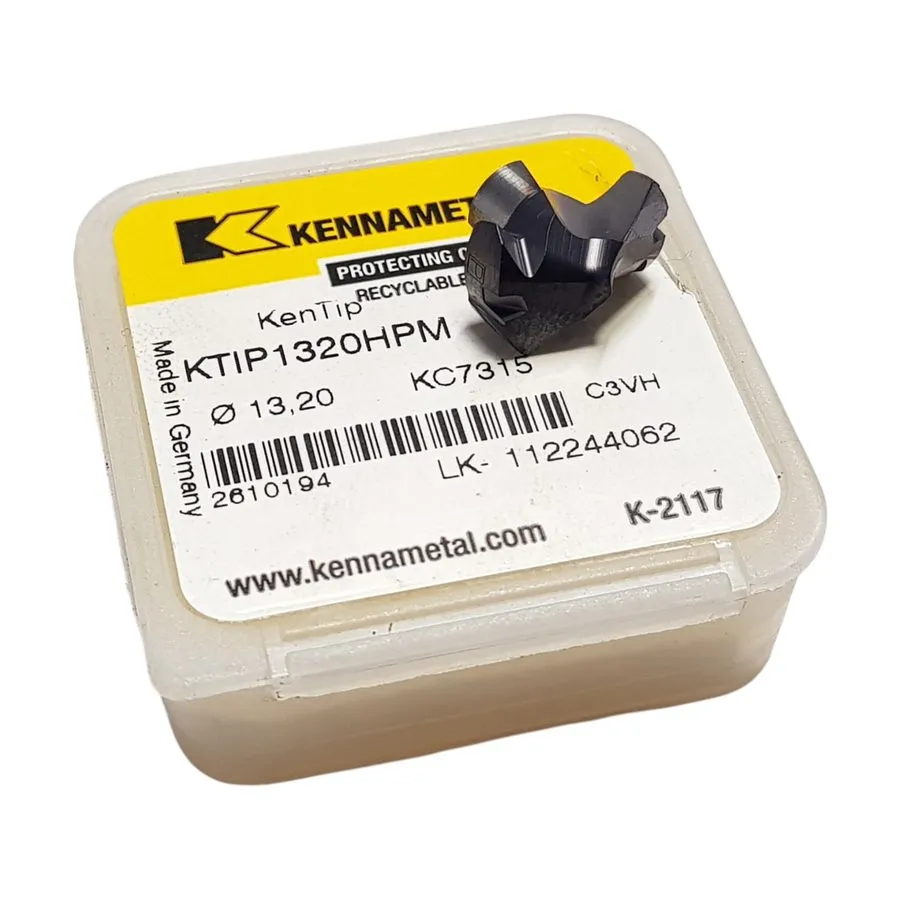 Режущий инструмент Carbide Drill Insert Kennametal KTIP 1320HPM KC7315 13.2mm Ke — фото лота 1