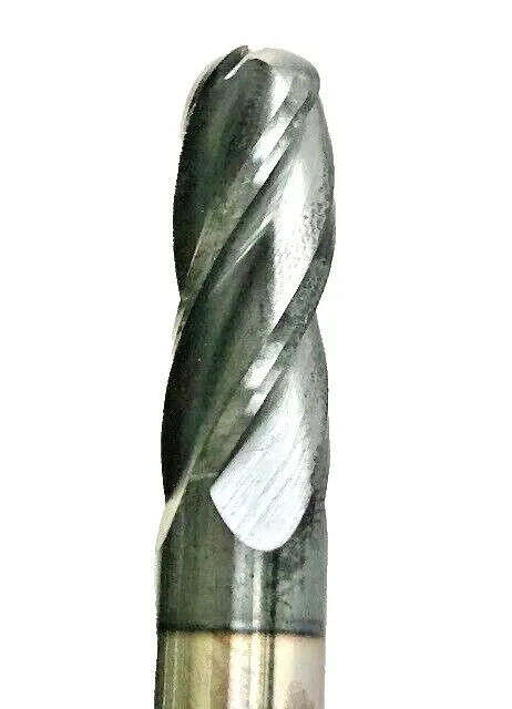 Режущий инструмент 1/2" 4 FLUTE S.E. BALL ALTIN COATED CARBIDE END MILL HTC 145- — фото лота 1