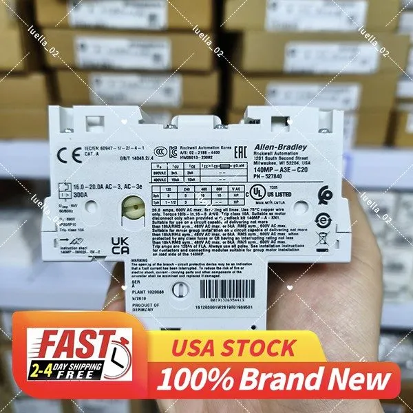 Автоматический выключатель AB 140MP-A3E-C20 Motor Protection Circuit Breaker 16-