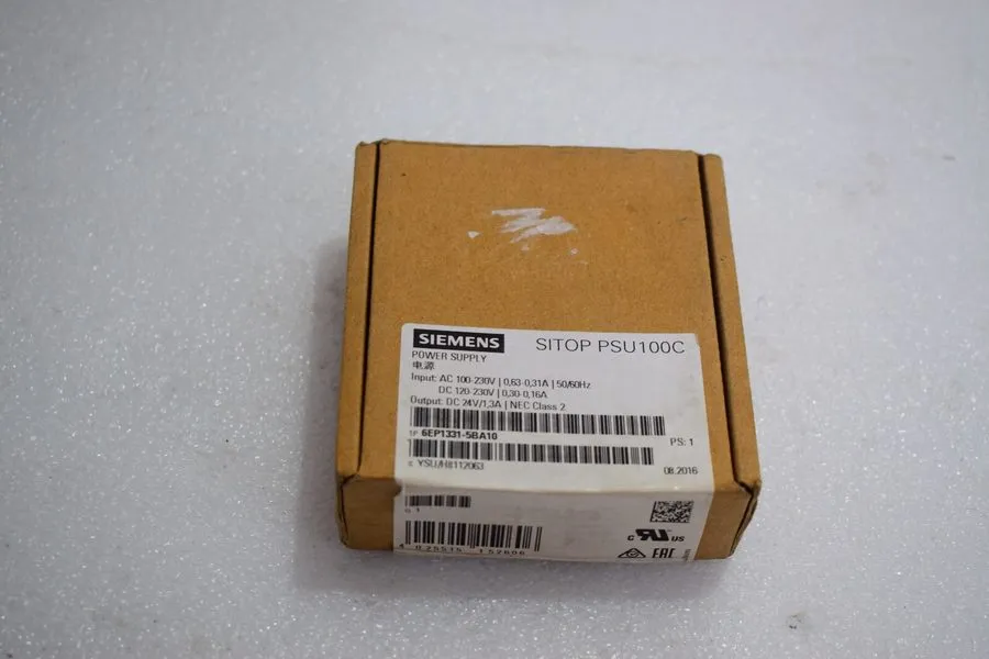 Блок питания SIEMENS 6EP1331-5BA10 SITOP 24 VDC 1.3A POWER SUPPLY