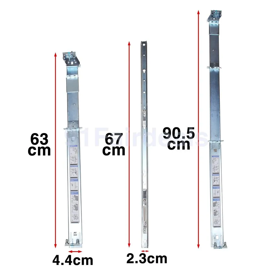 Сервер OEM 0PF21C 2U Static Server Rail Kit Heavy Duty Easy Install