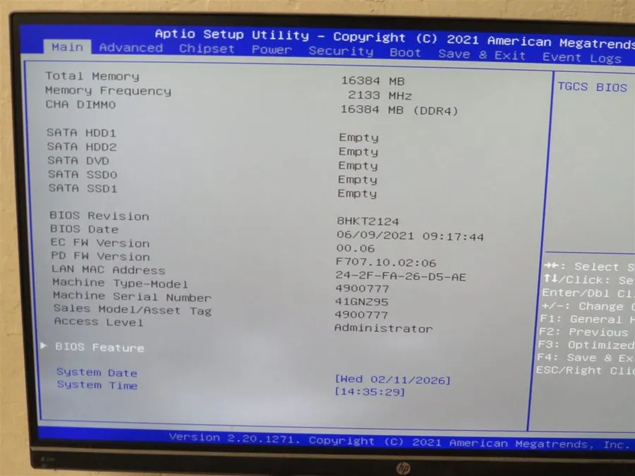 Торговое оборудование IBM Toshiba TCX700 16GB RAM Intel i3-9100e @3.10GHz POS Sy