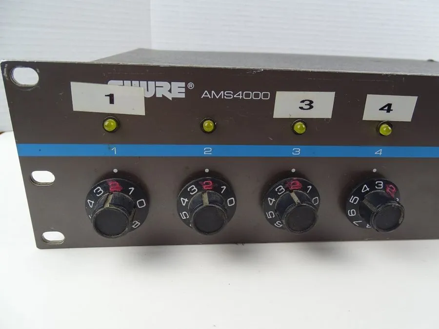 Радиосистема Shure AMS4000 Automatic Microphone System Mixer Auto Conference Mic — фото лота 2